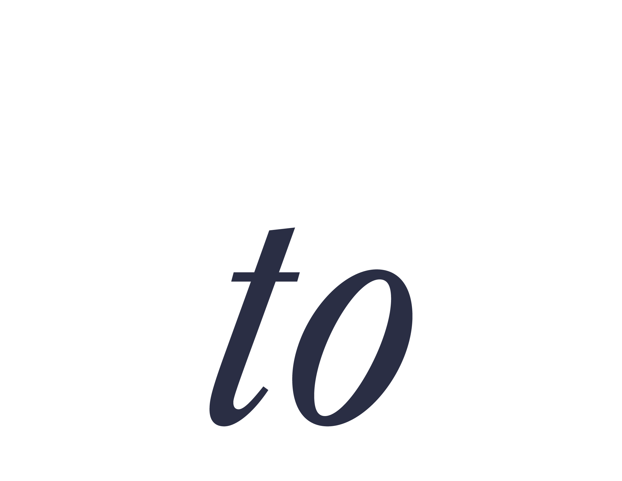 To